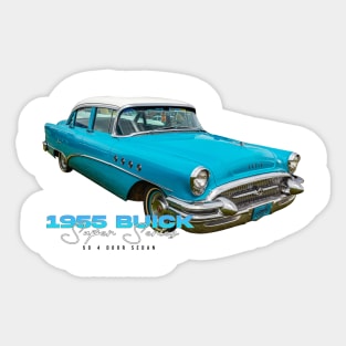 1955 Buick Super Series 50 4 Door Sedan Sticker